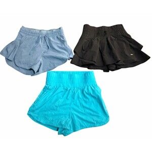 3 Pack Women’s Athletic Shorts Skorts Size Small Lined Workout Running Gym